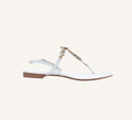 Laura Women’s Crystal Sandals – Slingback – Flat – Open Toe