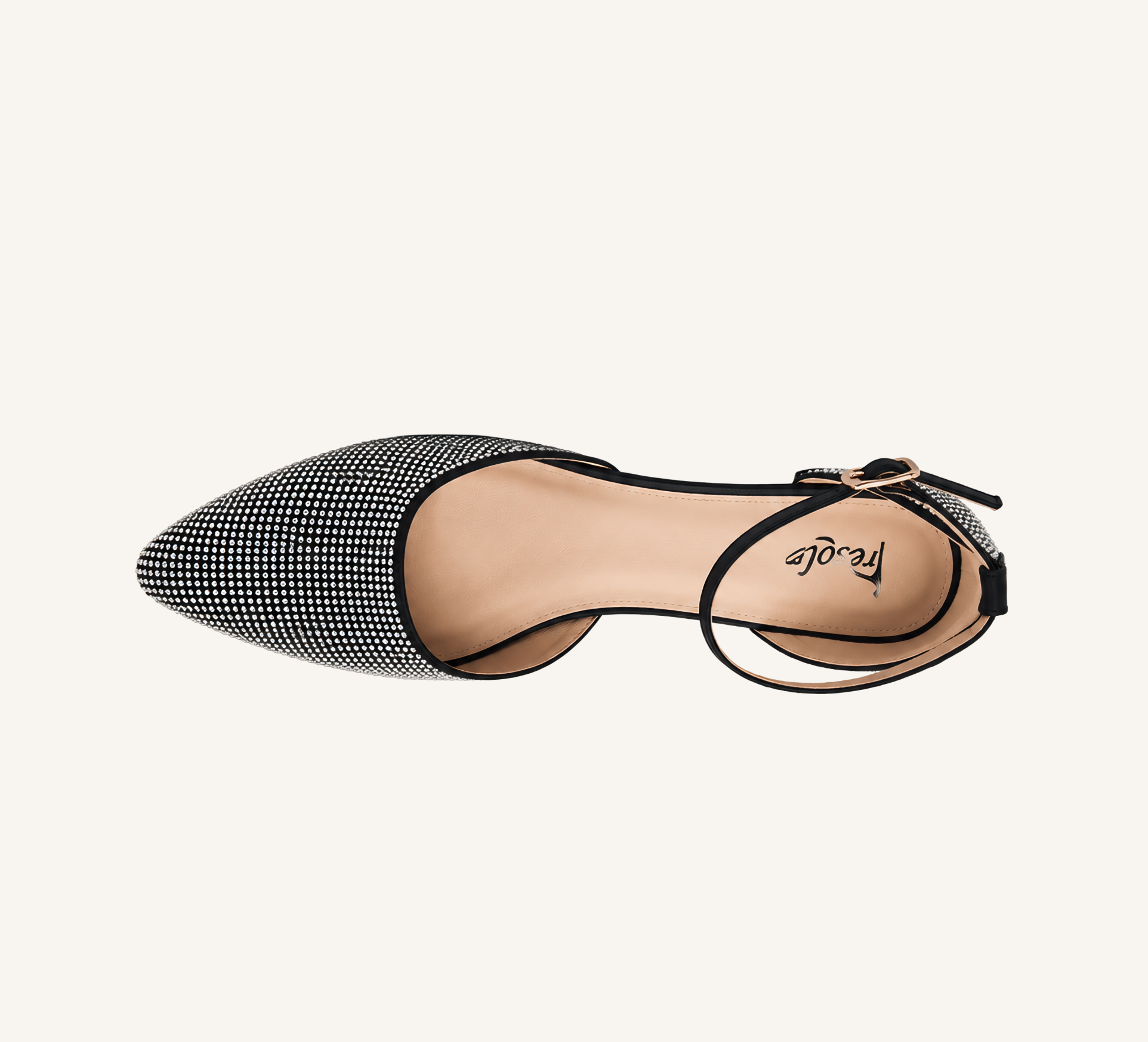 Debbie Women’s Dress Shoes - Rhinstone – 1" Heel