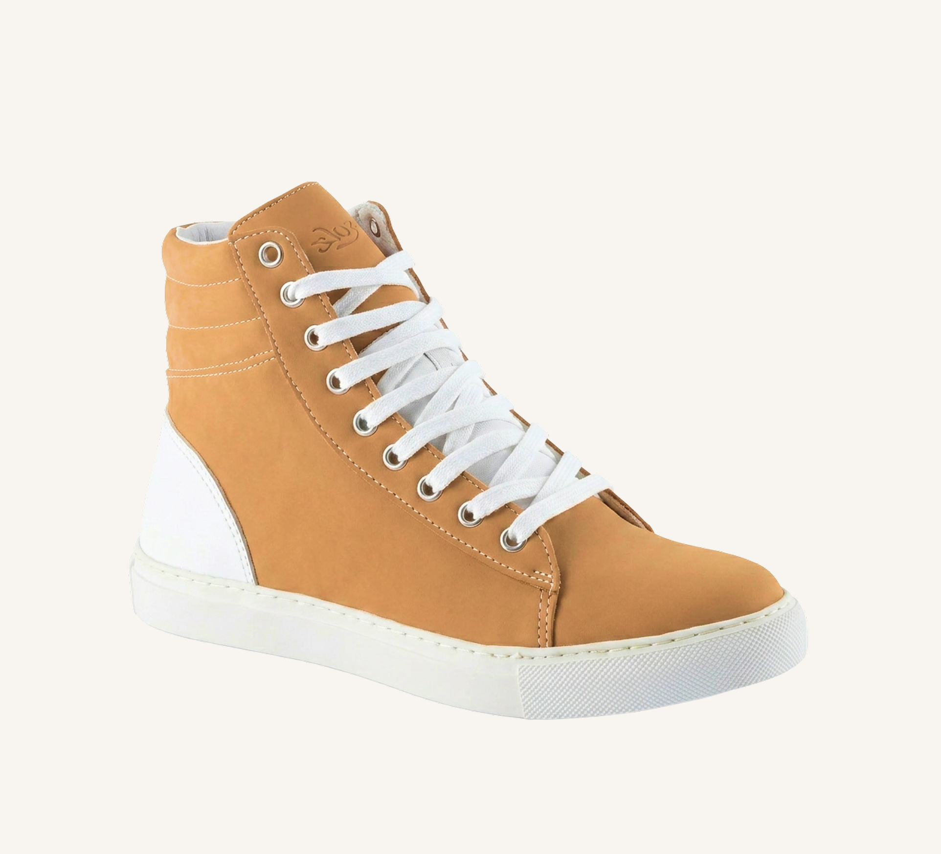 Fraser Women’s  Wheat  High Top Sneaker - Cup Sole - Leather