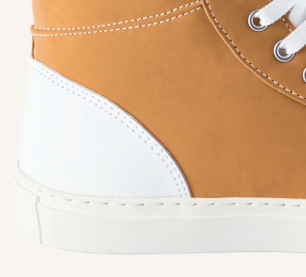 Fraser Women’s  Wheat  High Top Sneaker - Cup Sole - Leather