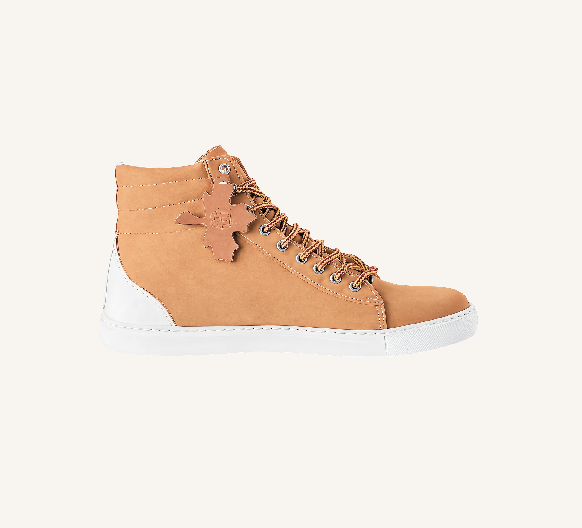 Fraser Women’s  Wheat  High Top Sneaker - Cup Sole - Leather
