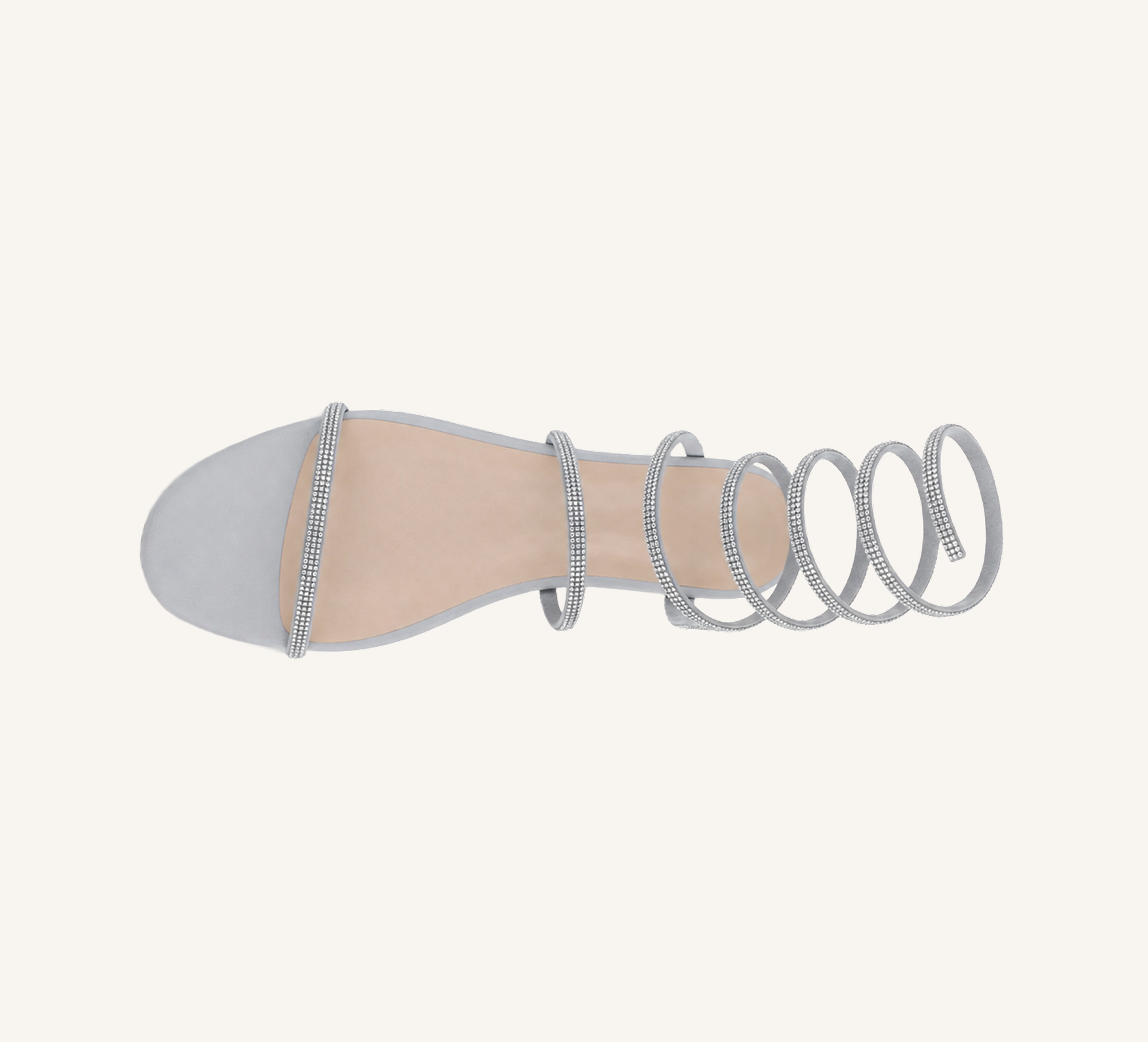 Julian Women’s Sandals - Spiral Strap – Flat Heel – Open Toe