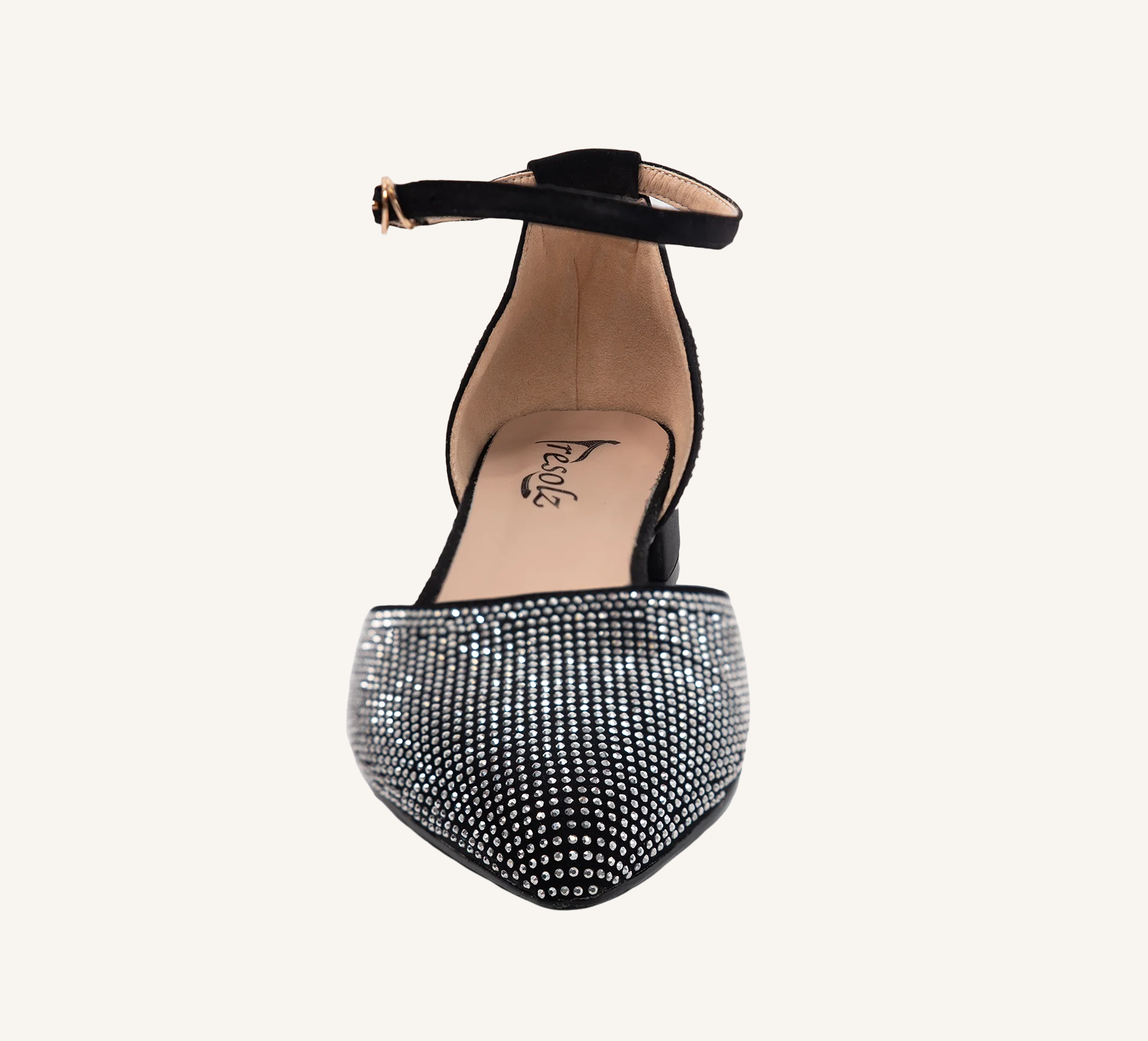 Debbie Women’s Dress Shoes - Rhinstone – 1" Heel