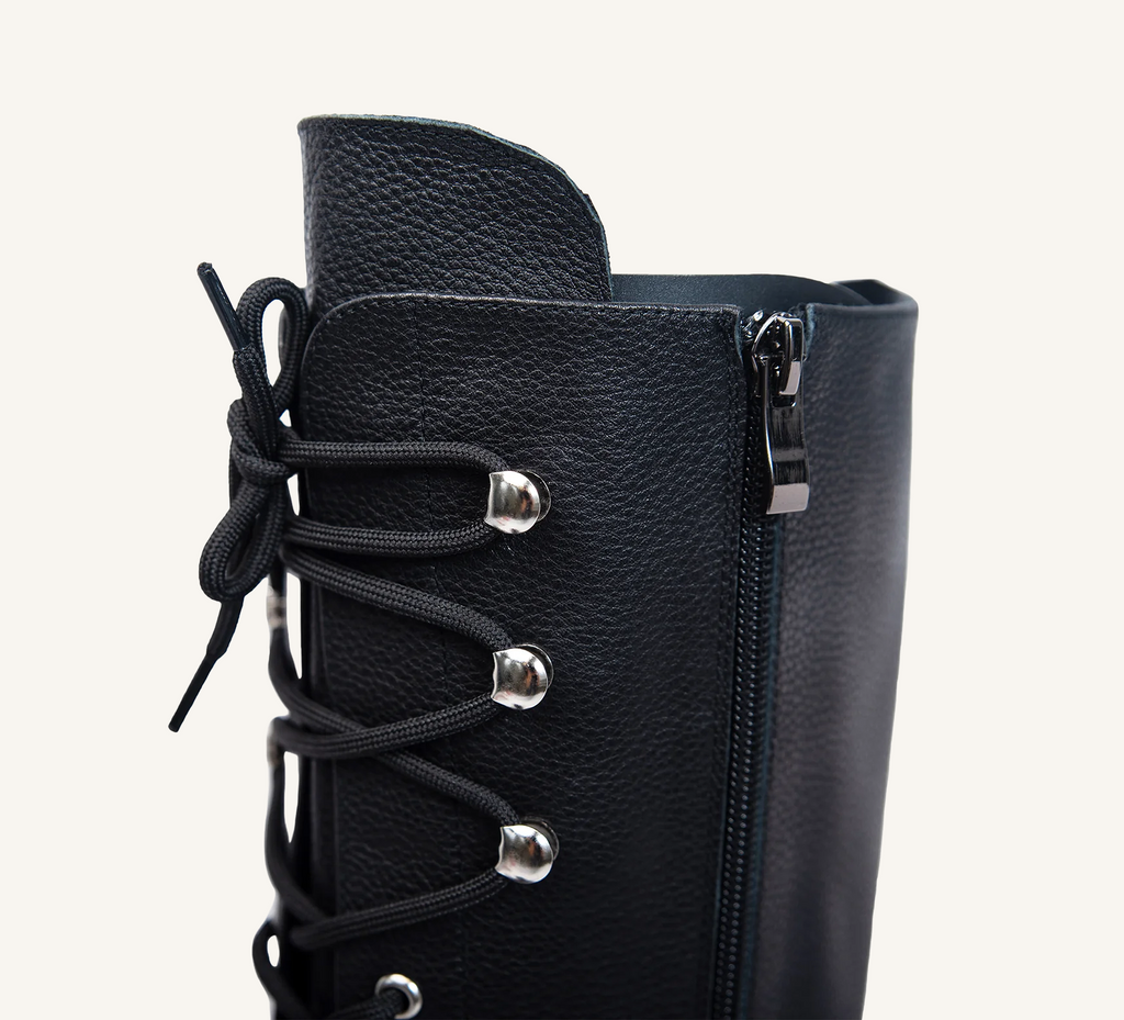 Delton Women’s Boots  - Lug Sole - Full Zipper