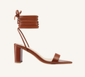 Claudine Sandals  - Pointed Toe - 3" Block Heel - Strappy