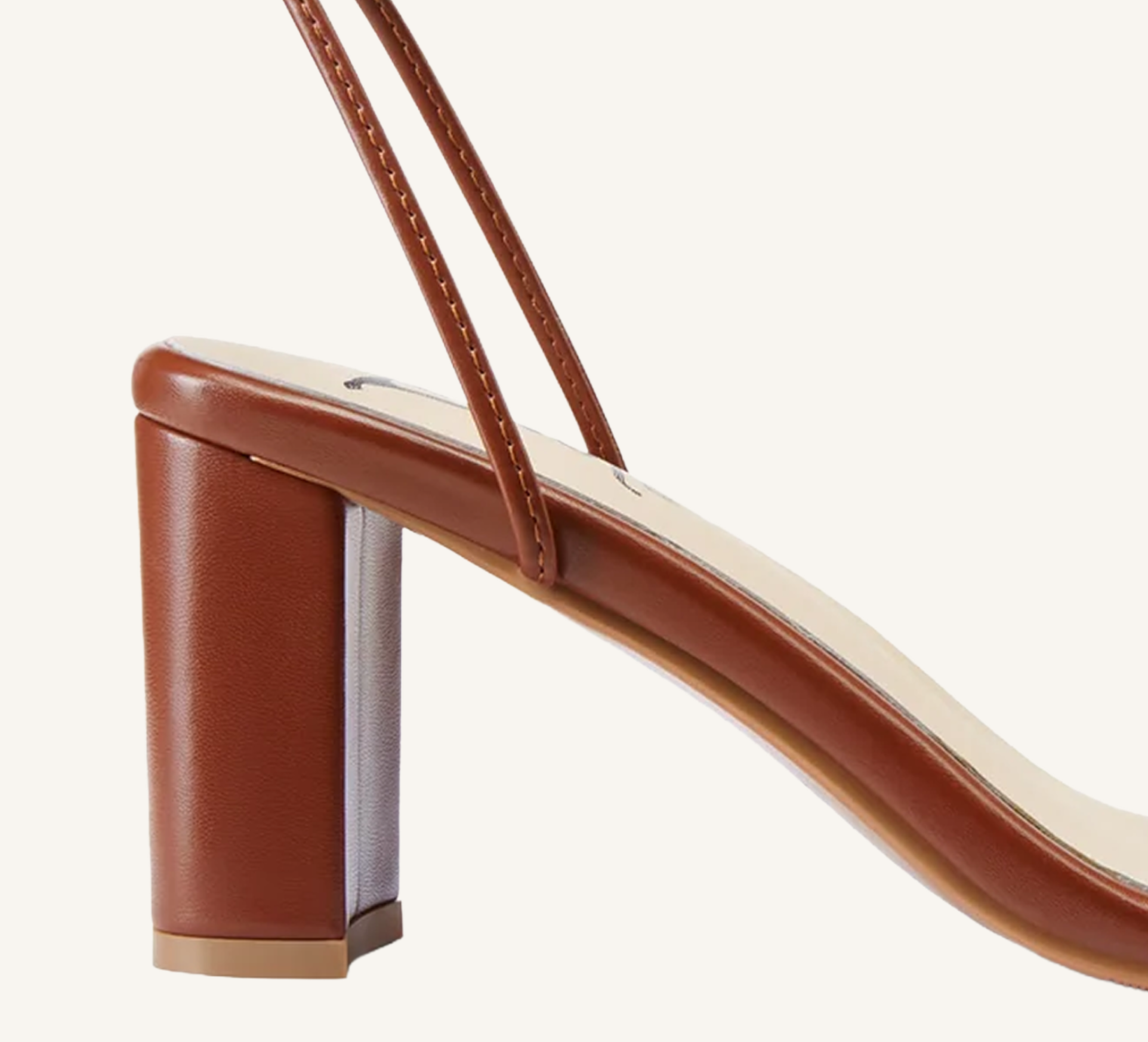 Claudine Sandals  - Pointed Toe - 3" Block Heel - Strappy