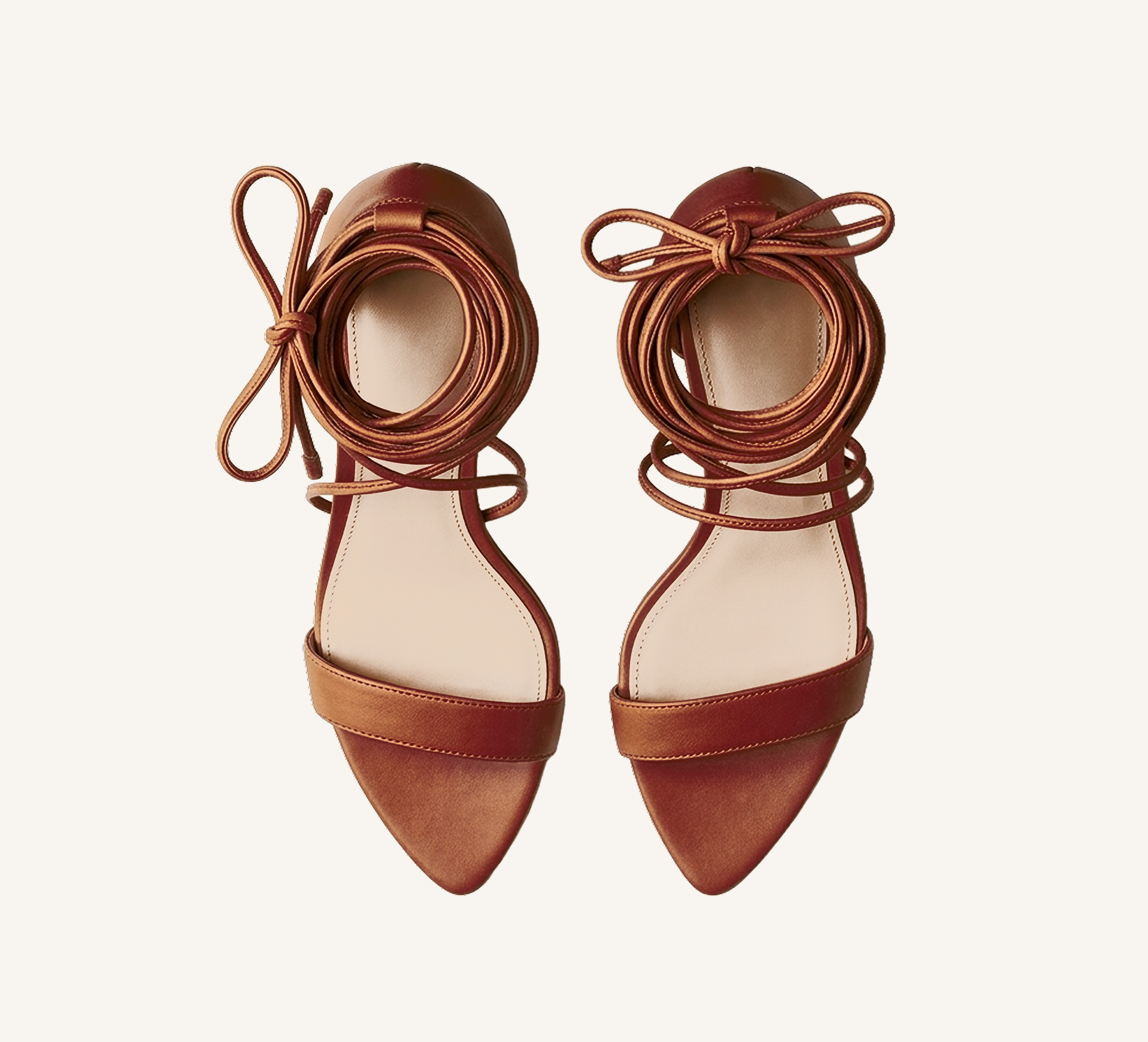 Claudine Sandals  - Pointed Toe - 3" Block Heel - Strappy