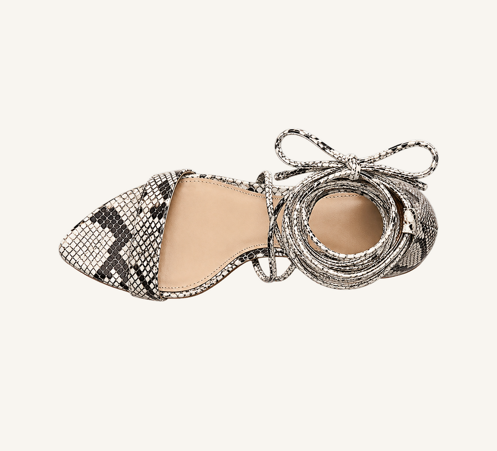 Claudine Sandals  - Pointed Toe - 3" Block Heel - Strappy