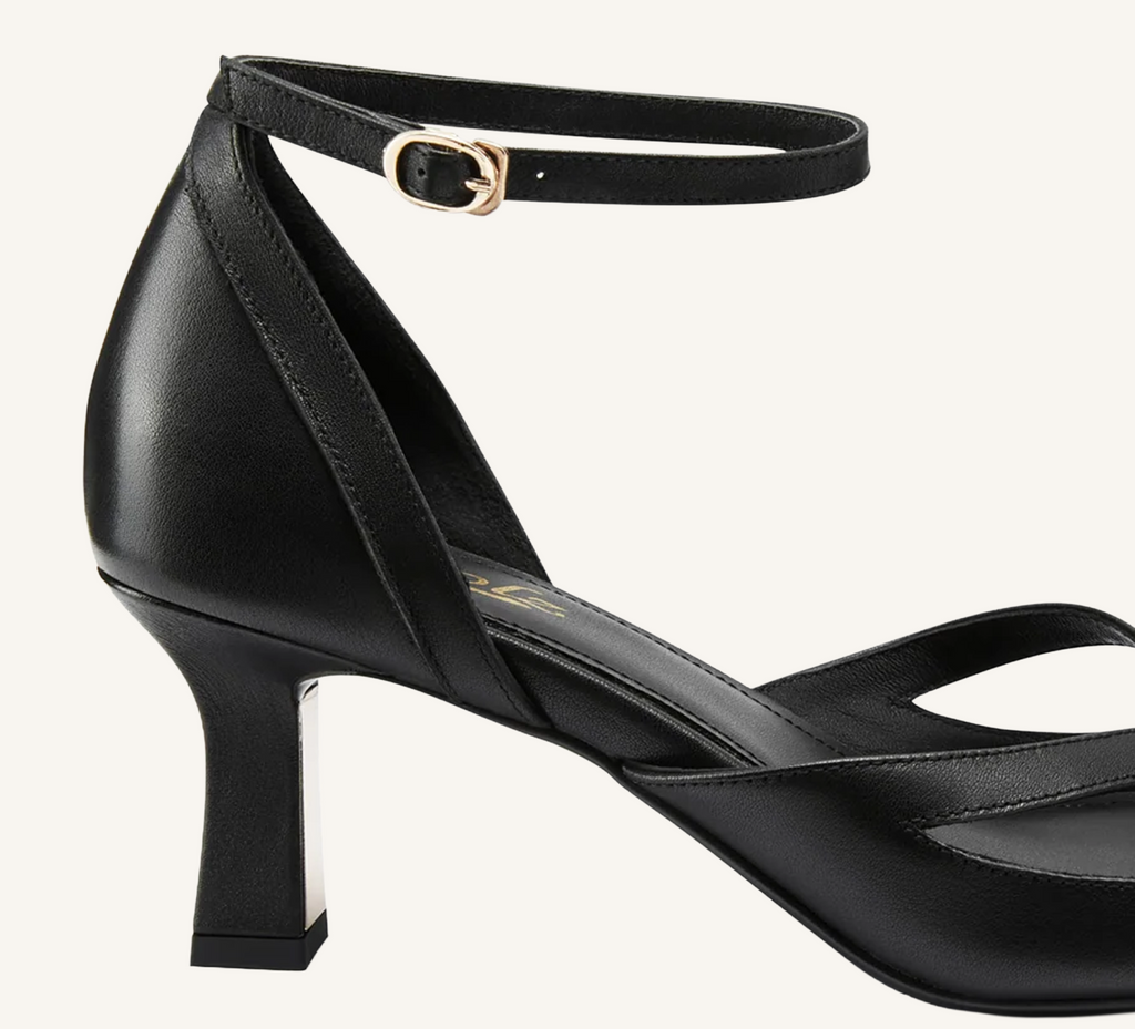 Beverly Women’s Sandal - Gold Accent - 2.5" Heel - Refined Leather