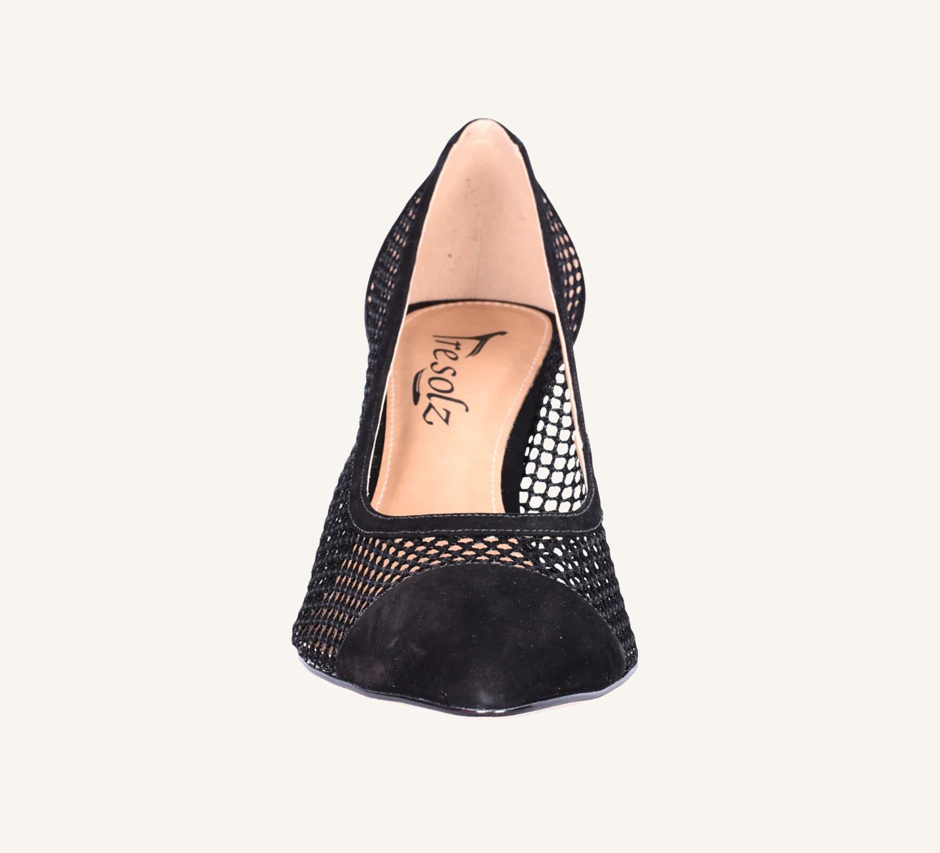 Gwenneth Women's Pumps - Black  - 3" Heel - Closed Toe