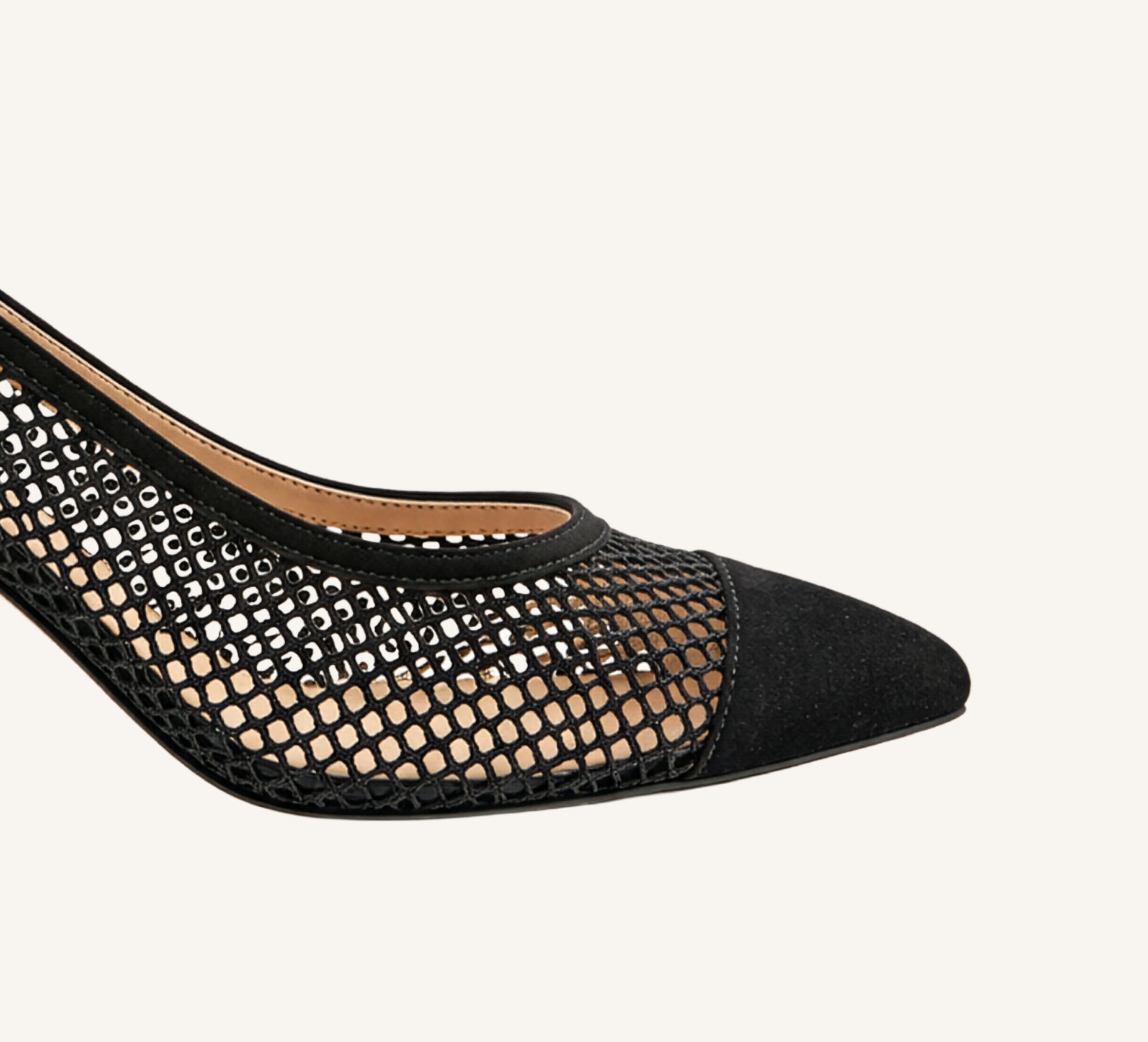 Gwenneth Women's Pumps - Black  - 3" Heel - Closed Toe
