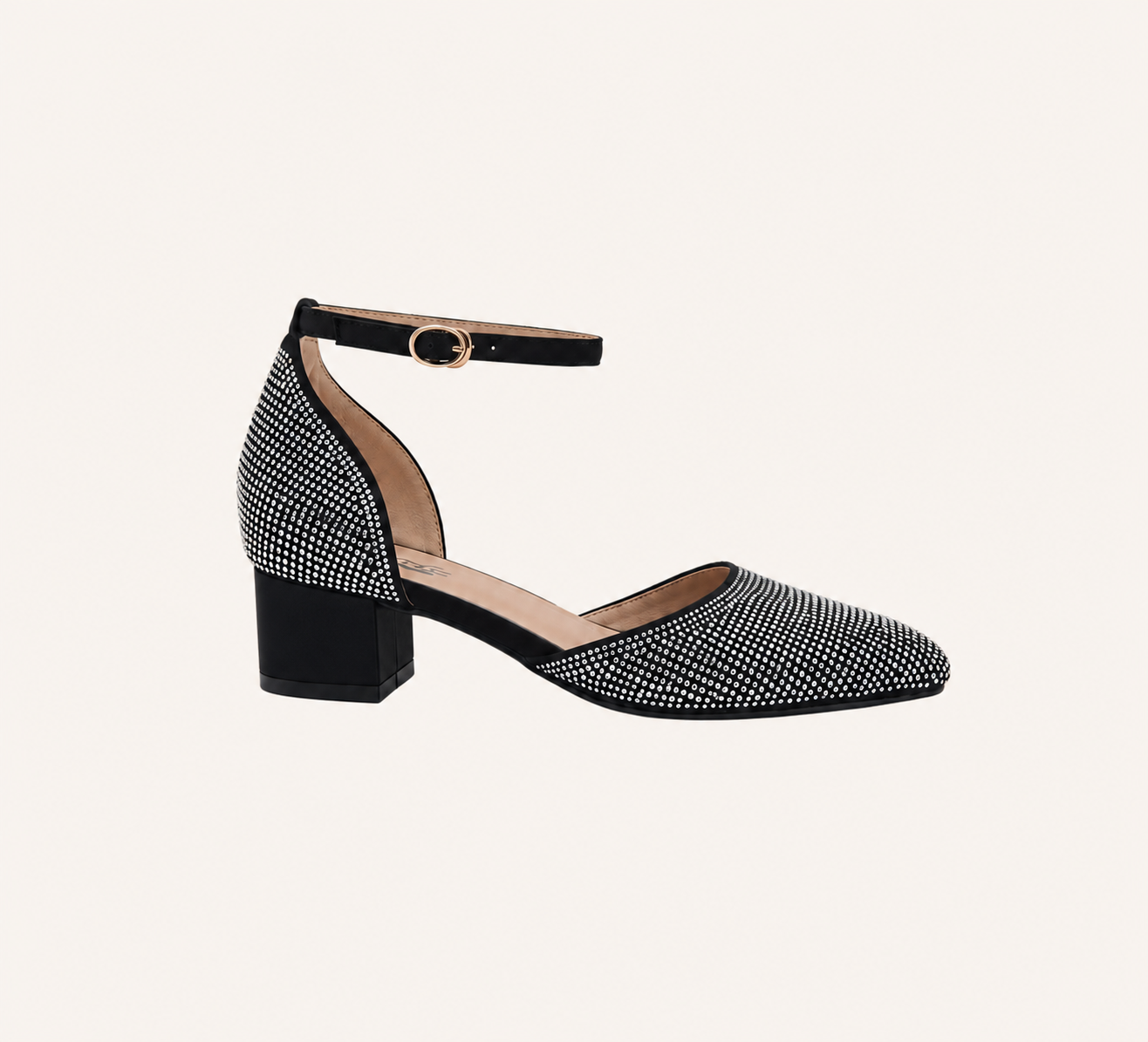 Debbie Women’s Dress Shoes - Rhinstone – 1" Heel