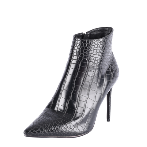 Christine Women's Booties - Snake Print - 4